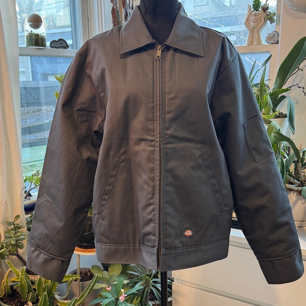Men’s Dickies Charcoal Zip-Up Jacket